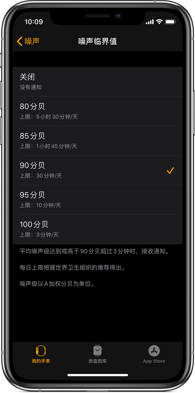 如何使用 Apple Watch 检测周围噪音音量？