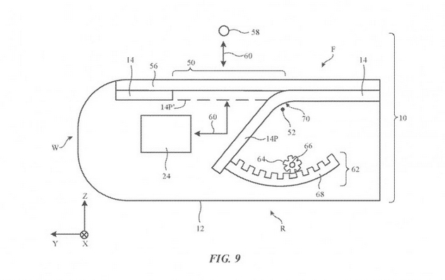 苹果新专利：考虑采用可滑动显示屏，彻底消除 iPhone 刘海