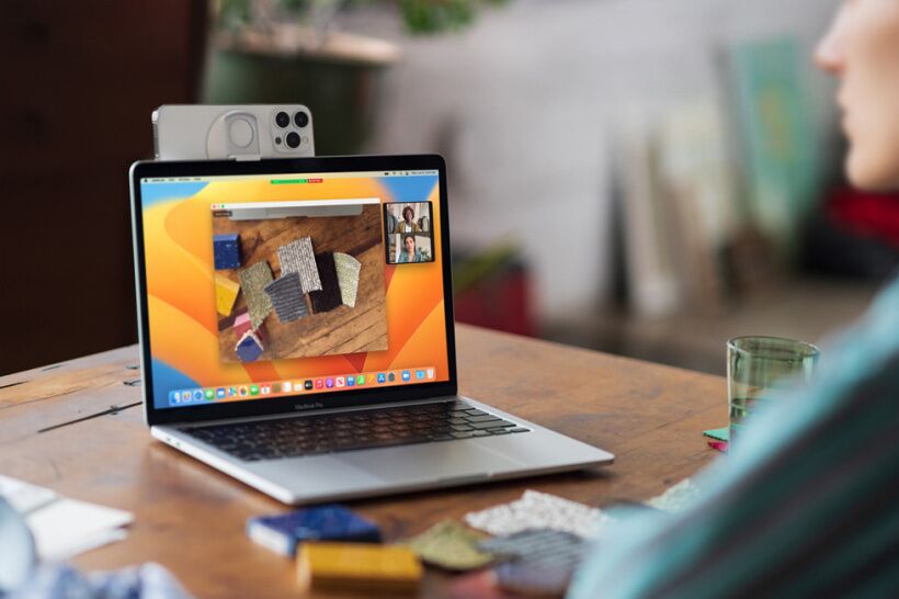 连续互通来了！苹果 macOS 13 Ventura 支持将 iPhone 相机用作网络摄像头！